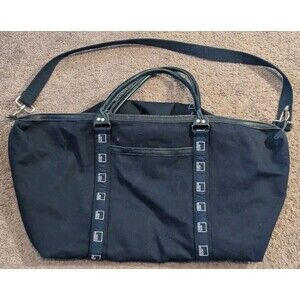 Scarborough & Tweed Goldman Sachs Zippered Tote Blue Canvas Bag Made in USA